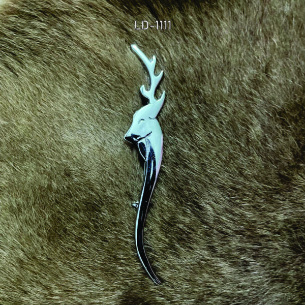 Stag Head Kilt Pin