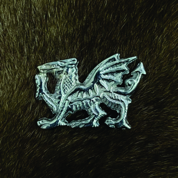Welsh Dragon Cap Badge