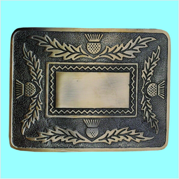 Thistle Kilt Belt Buckle