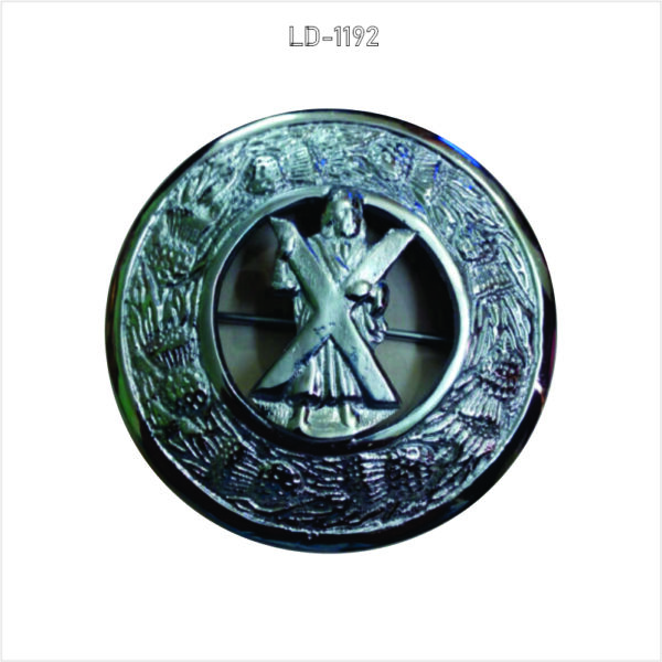 Saint Andrew Plaid Brooch