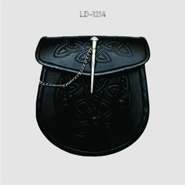 Black Leather Sporran