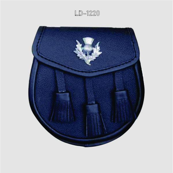 Black Leather Sporran