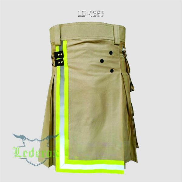 Khaki Firefighter Utility Kilt