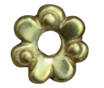 Antique Brass Flower Concho | Floral Leather Craft Decoration
